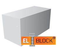 Блок газобетонный стеновой 600*300*250мм B 2 D 400кг/м3 EL-Block