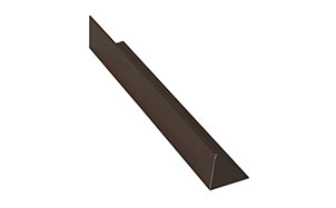 Планка угловая (внешняя) AQUASYSTEM PURAL коричневая (RR32), 2,0 м